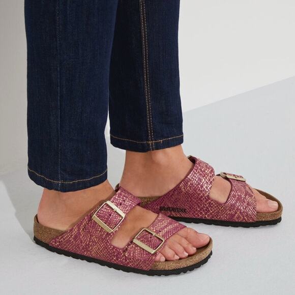 Birkenstock Arizona Python Comfort Sandal Size 6 - Picture 5 of 14